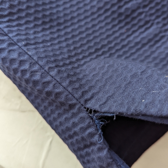 Lilly Pulitzer Janice Navy Blue and Gold Shift Dress - Picture 9 of 9